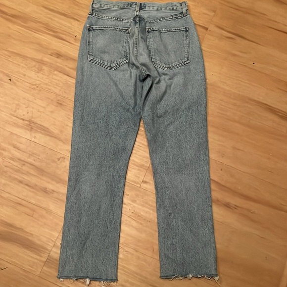 Agolde Riley High Rise Straight Crop Jean Size 26 - Picture 3 of 12